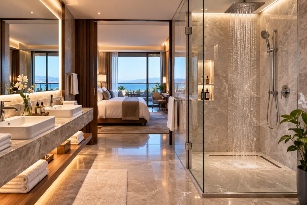 Guest Rooms & Bathrooms